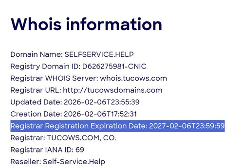 WHOIS Information
